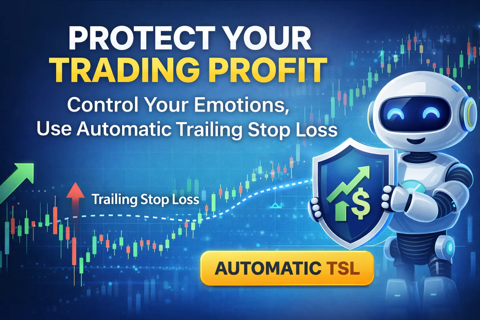 Protect trading profit using automatic trailing stop loss with ZNJEA trading robot