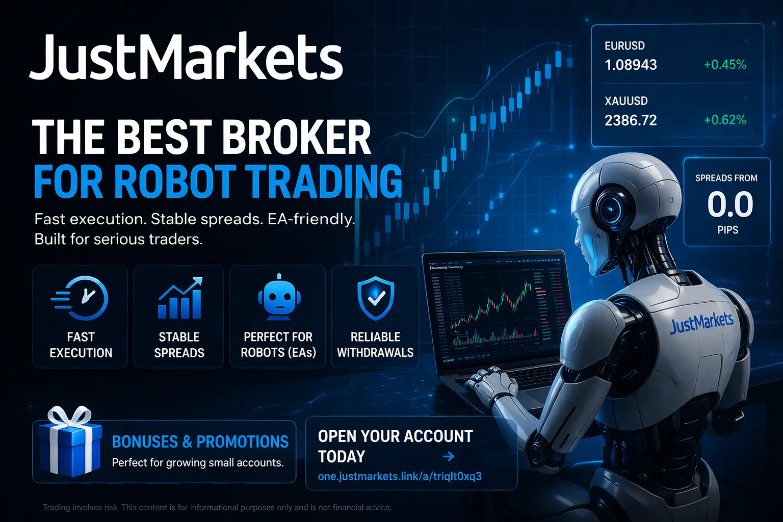 best broker for robot trading